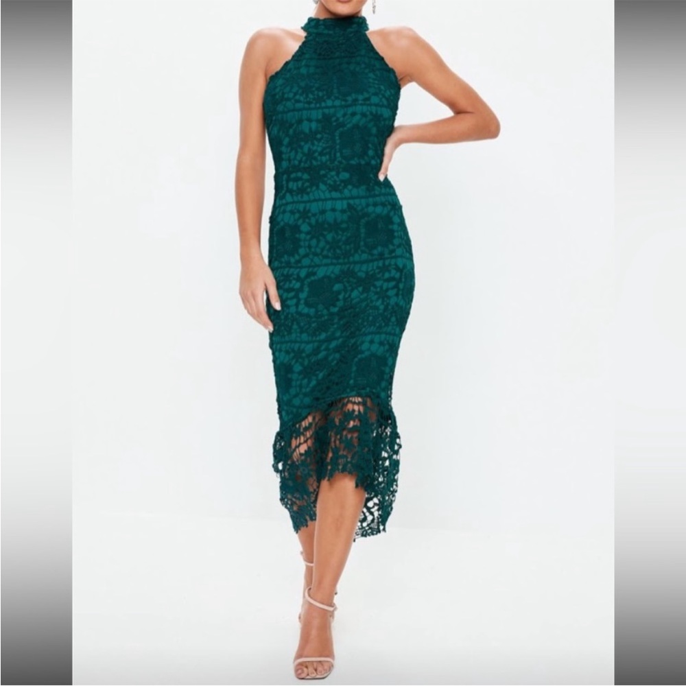 Midi dress green